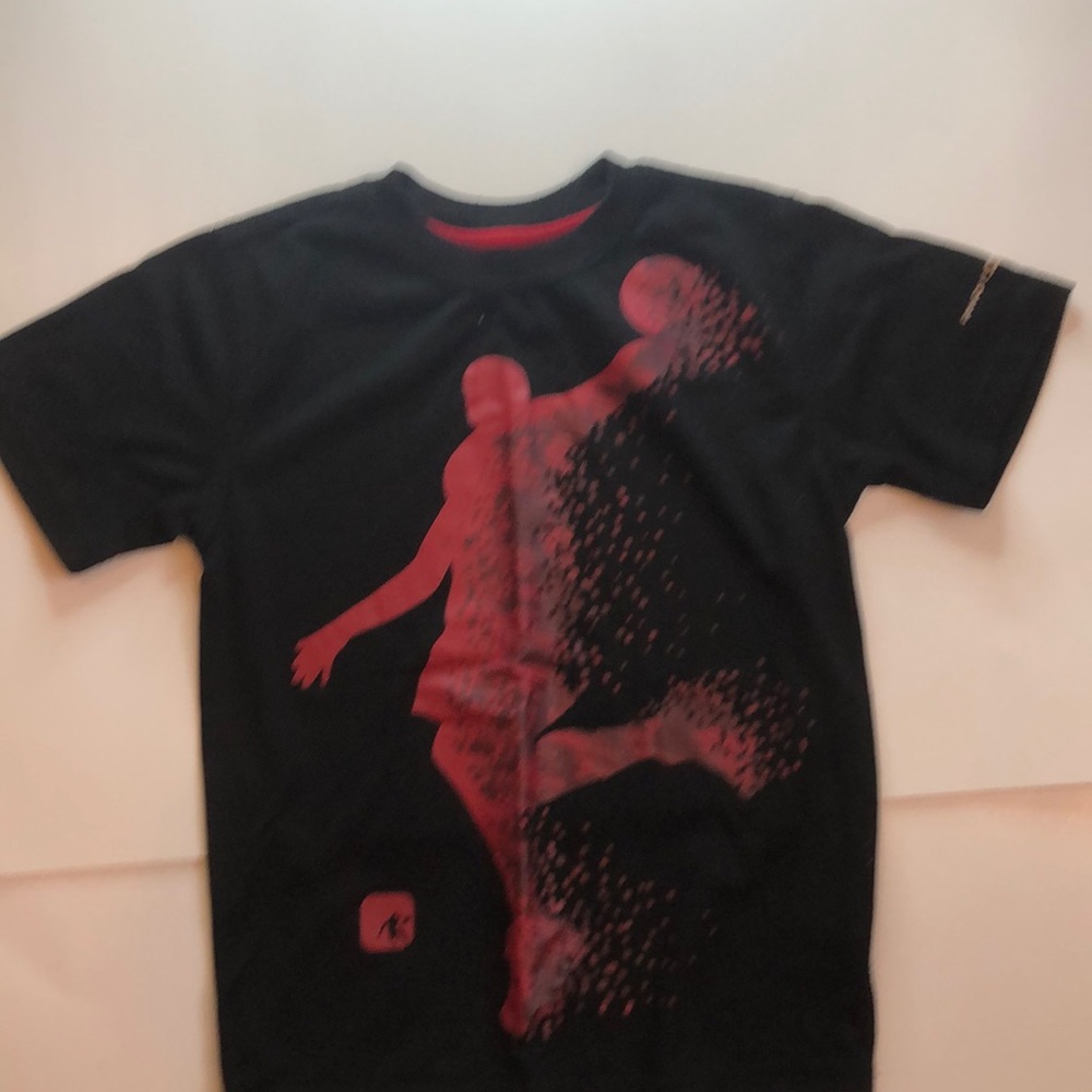 Boys black and red T-shirt